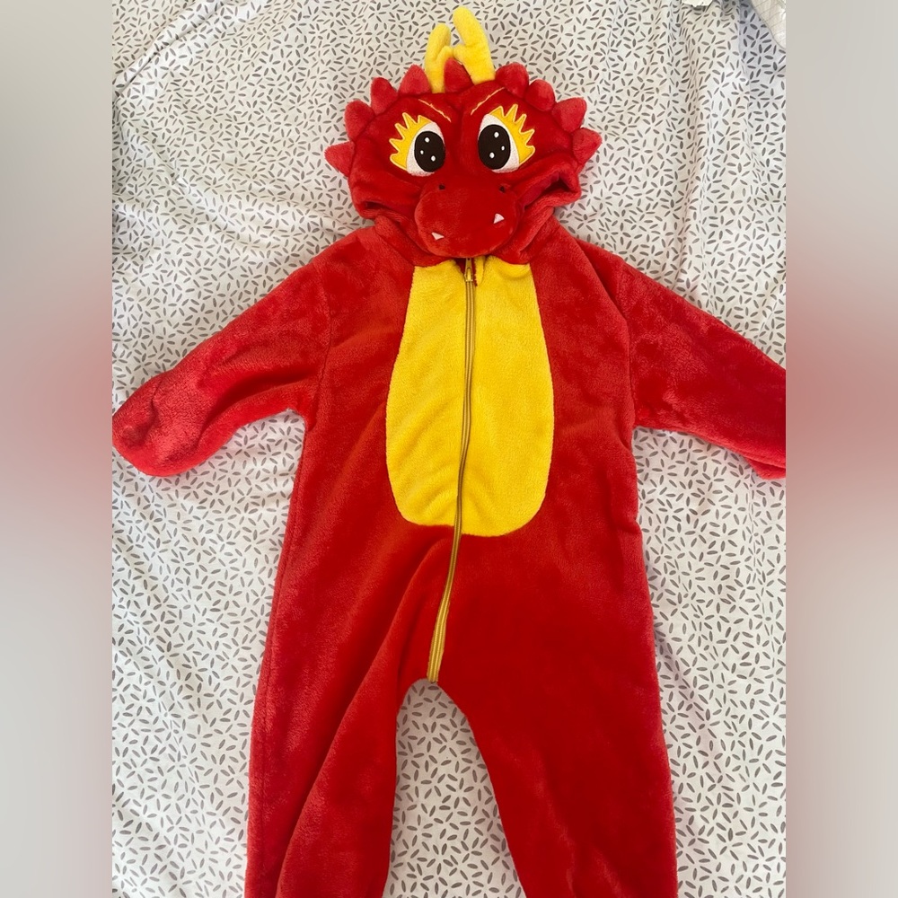 Red Dragon onesies Costume 2T 3T